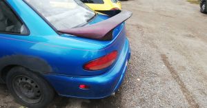 2G Eclipse GST GSX rear trunk wing on Mirage S coupe side.jpg